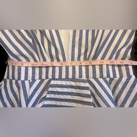 AOMEI ORIGAMI PEPLUM STRIPED TOP - Picture 11 of 12